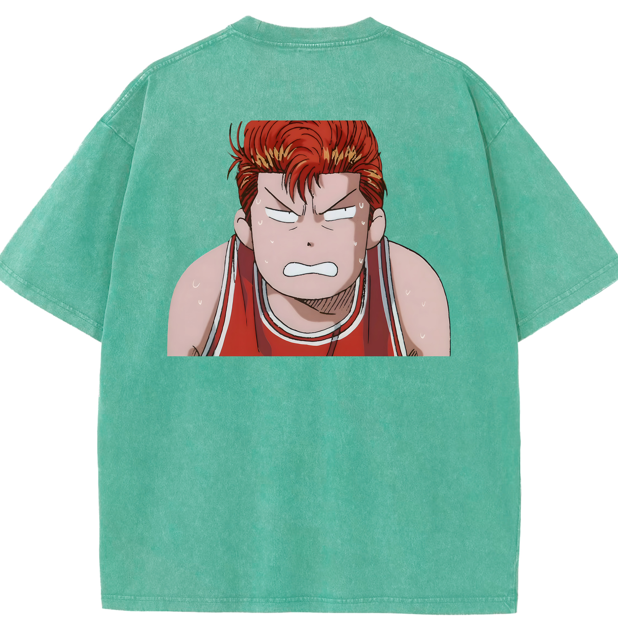 （画像用） SLAM DUNK／スラムダンク 綿100% ヴィンテージ風 半袖Tシャツ（背面プリント）
